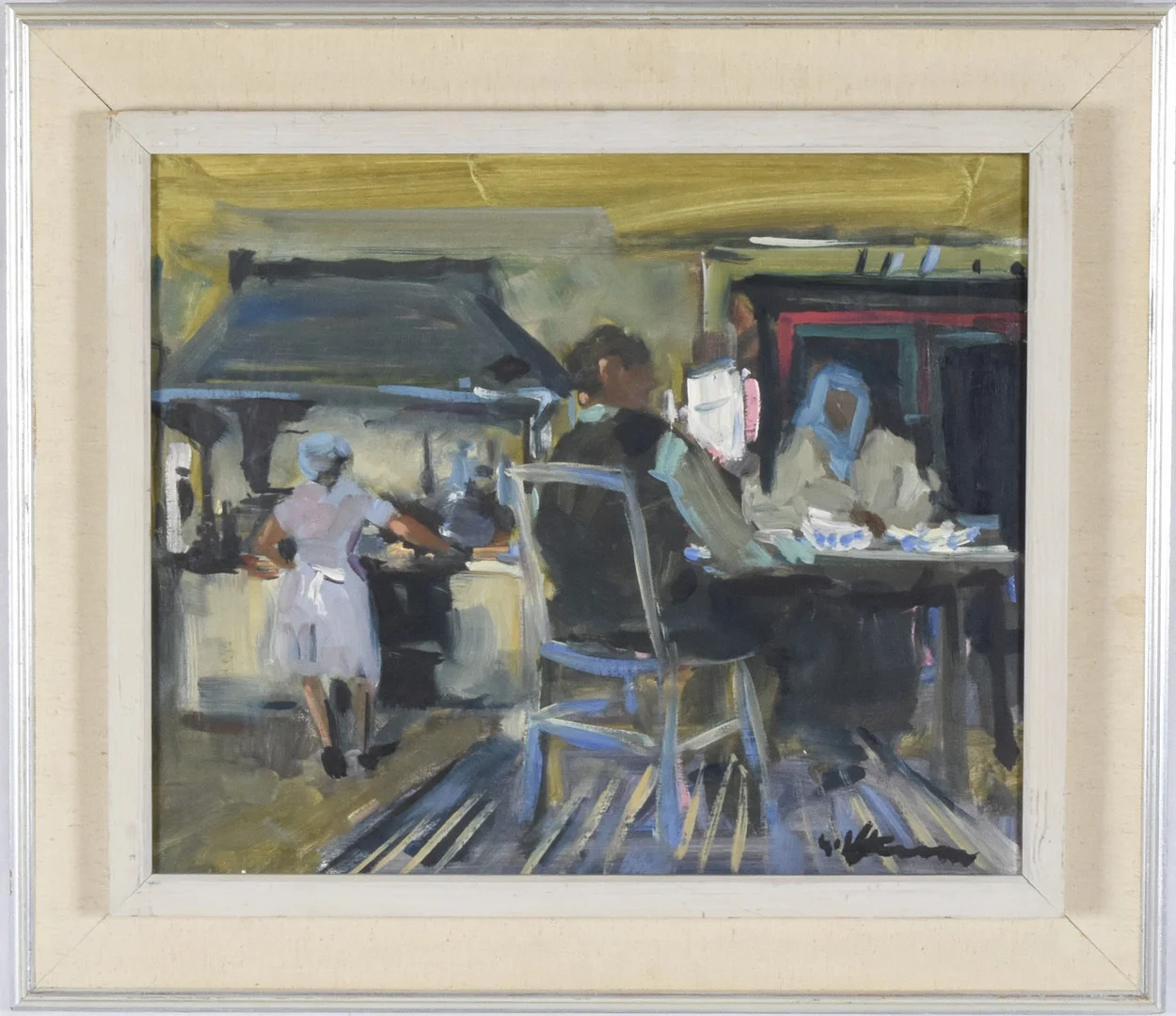 UNO HUBERT KARLSSON. Olja på duk. — Paintings — Halmstads Auktionskammare