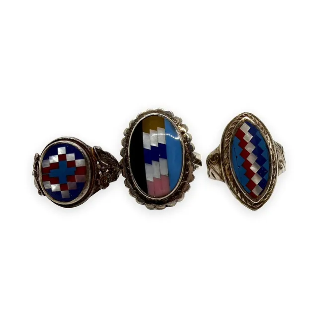 Ringar 3st. Native American stil.