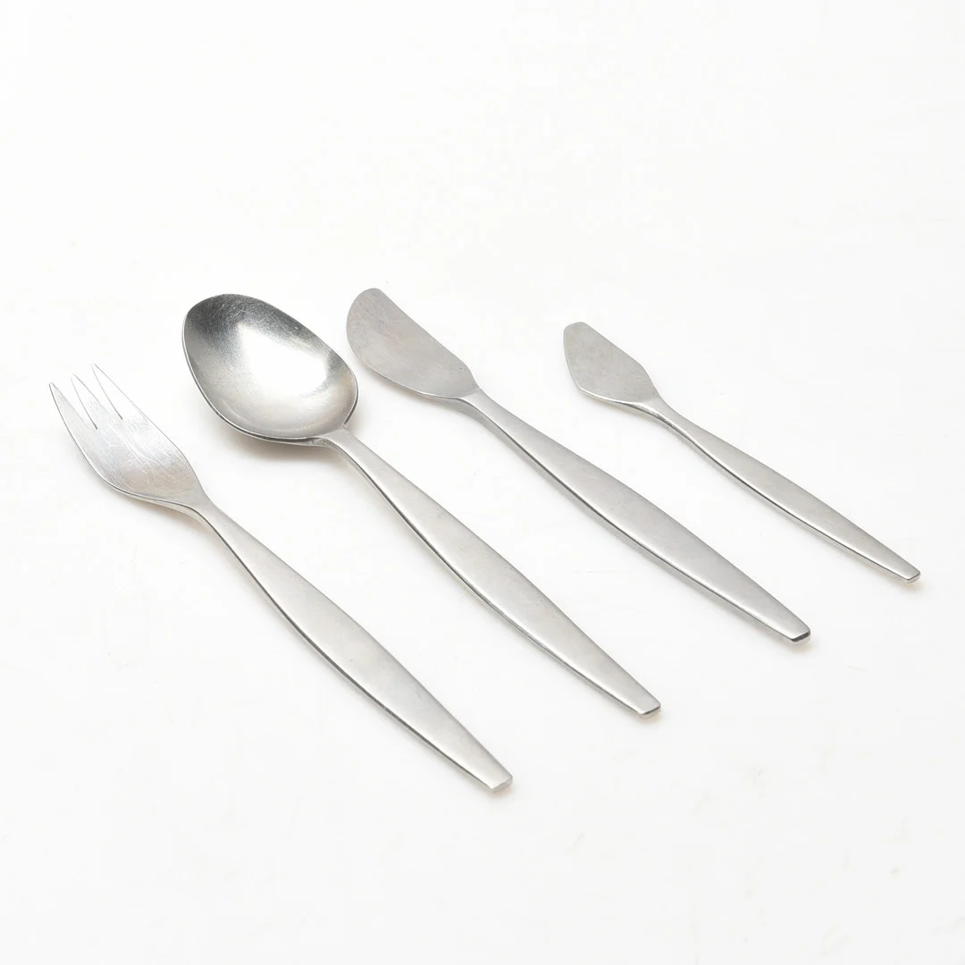BESTICK, 43 delar, Gense, rostfritt. — Miscellaneous — Stockholms Auktionsverk Helsingborg