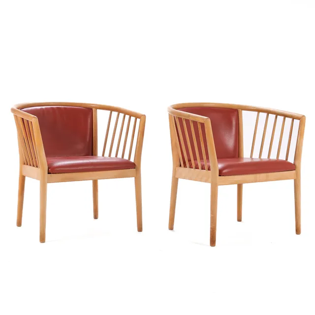 Finn Østergaard. 2 armchairs, model Condo (2)