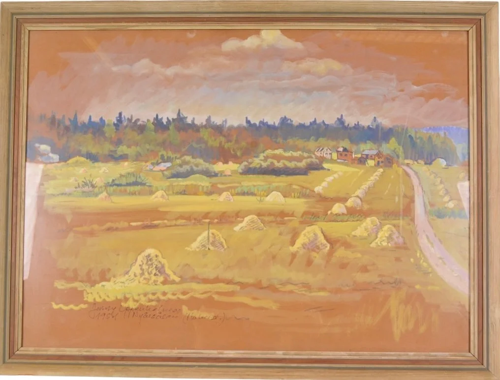 JOHNNY OPPENHEIMER. Blandteknik. — Paintings — Halmstads Auktionskammare