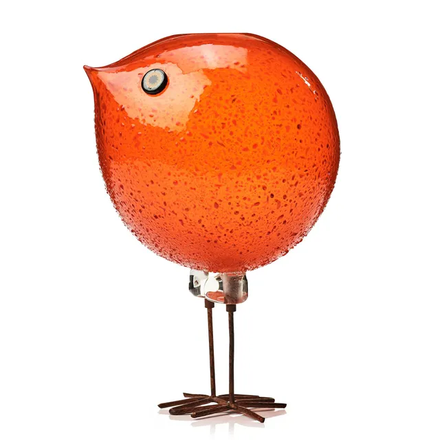 Alessandro Pianon, skulptur, fågel, "Pulcino", Vistosi, Italien, 1960-tal.