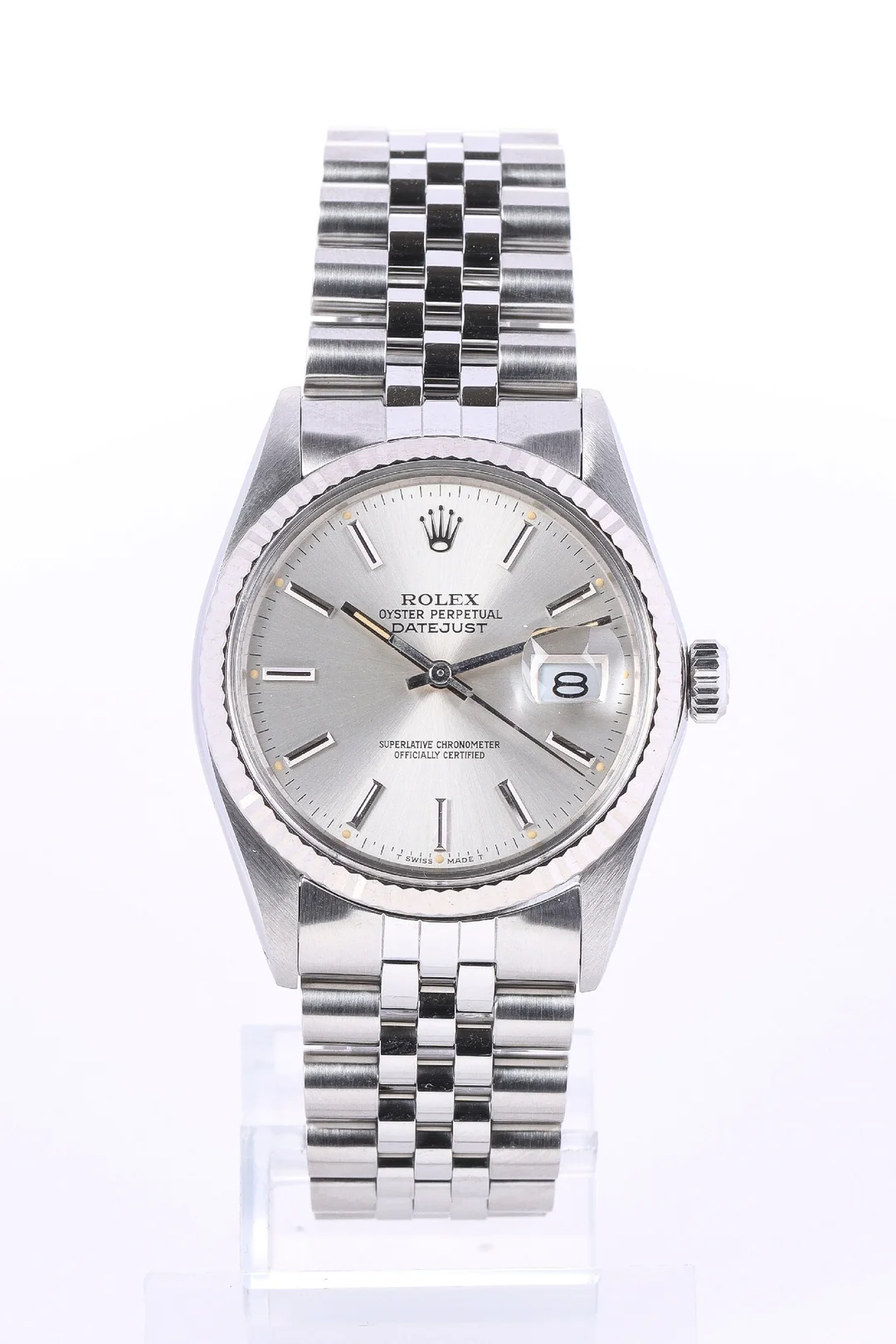 Rolex Oyster Perpetual Datejust. Men's steel wristwatch ref. 16014 — Watches and clocks/Men’s watches — Lauritz
