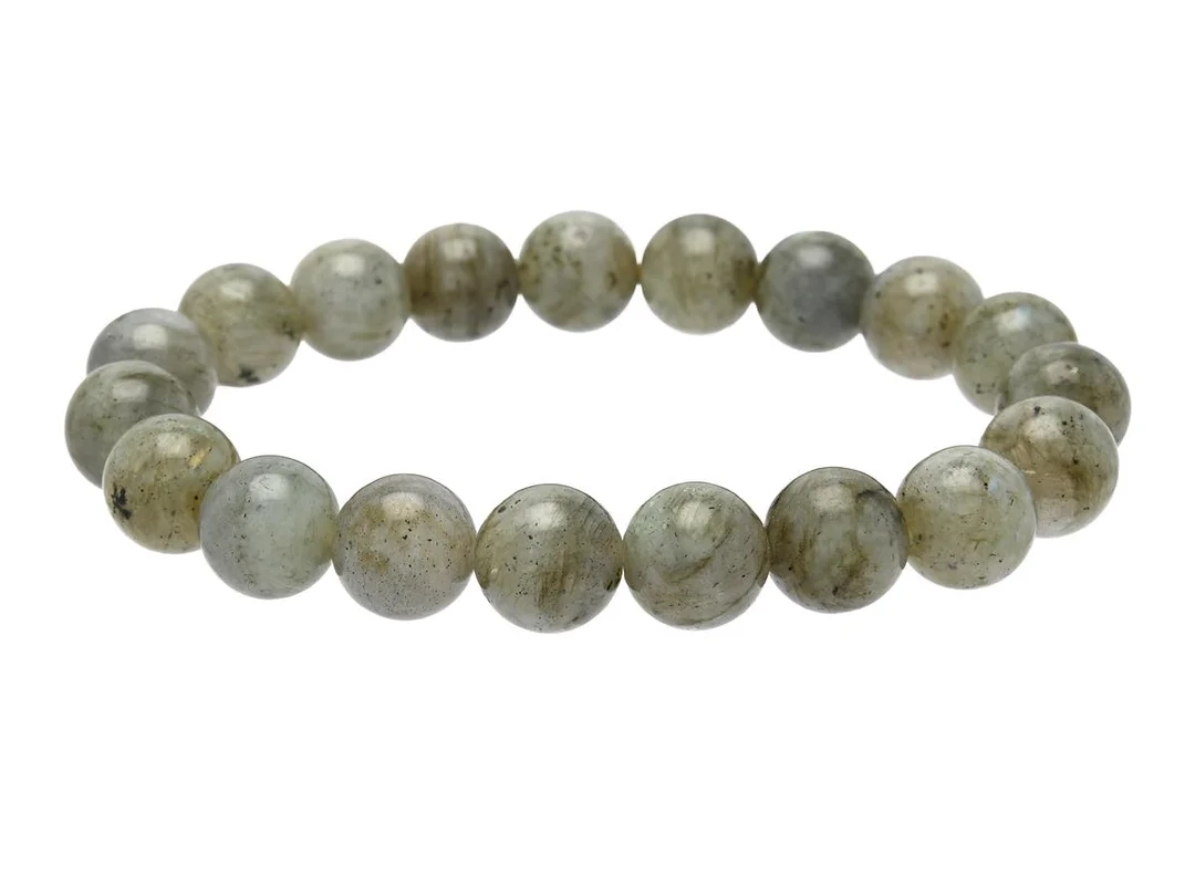 ARMBAND, labradorit, elastiskt, bredd 10 mm, vikt 29,0 g. — Smycken/Armband — Kaplans