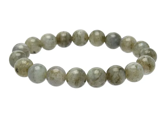 ARMBAND, labradorit, elastiskt, bredd 10 mm, vikt 29,0 g.