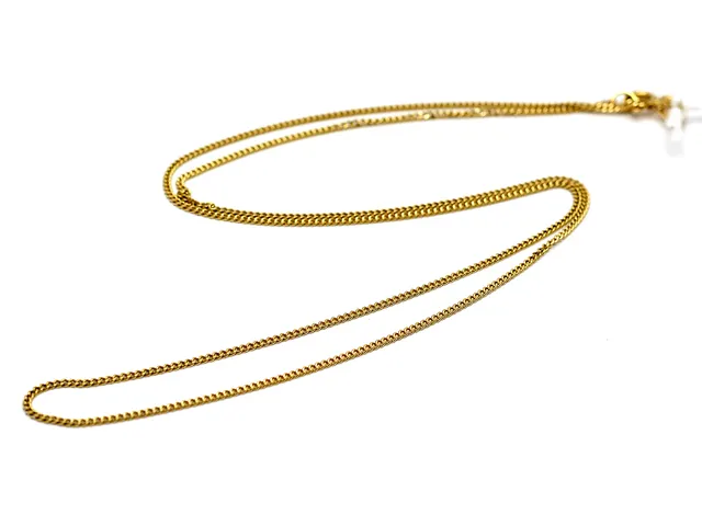 Halskedja, Pansarlänk 46,5cm 18k 2,7g