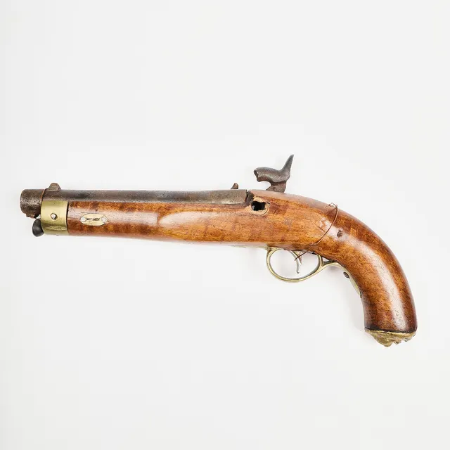 SLAGLÅSPISTOL, 1800-tal.