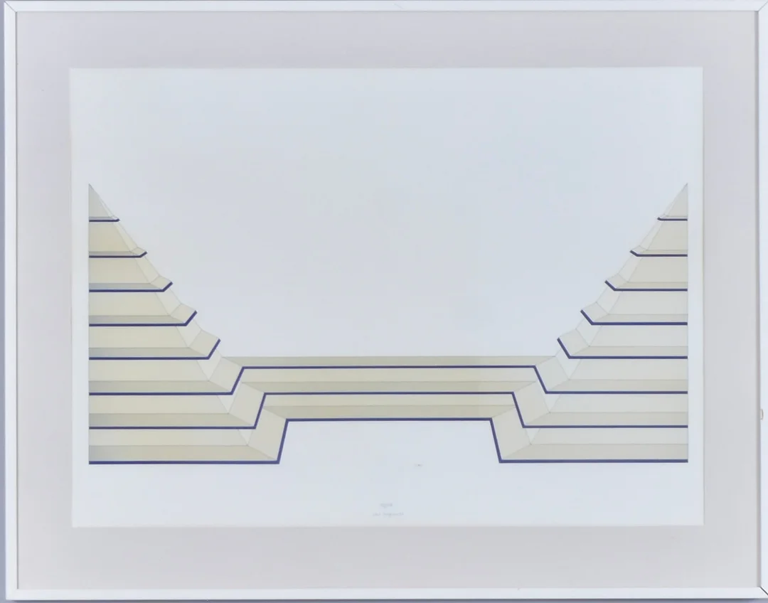 CARL MAGNUS. färgserigrafi, komposition. — Engravings & Prints — Halmstads Auktionskammare