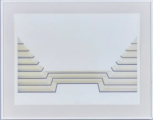 CARL MAGNUS. färgserigrafi, komposition.