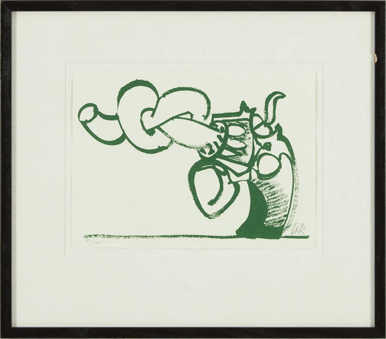 CARL FREDRIK REUTERSWÄRD. "Non-violence", färglitografi. signerad och numrerad 80/295. — Engravings & Prints — Stockholms Auktionsverk Magasin 5