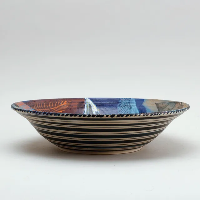 HERMAN FOGELIN. "Längst in i trägården", stengods, signerad, 2004.