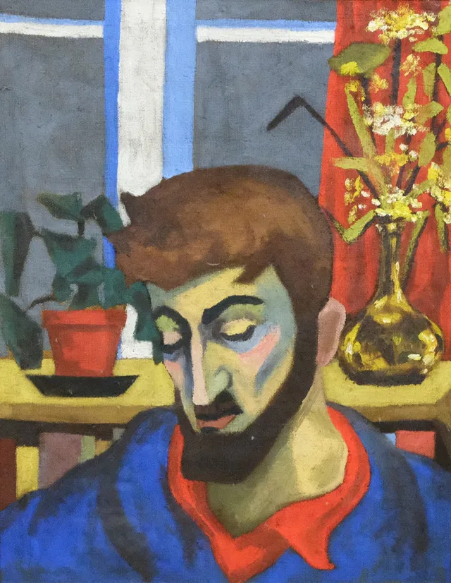 PORTRÄTT, TILLSKRIVET SOLVEIG NORRMAN.