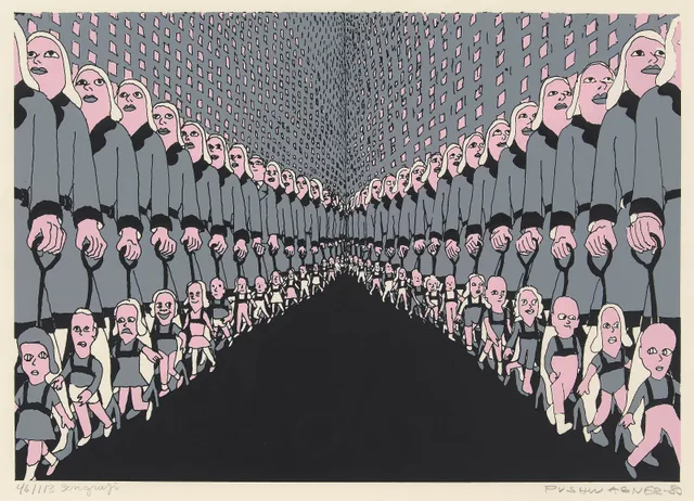 Pushwagner, Hariton — "På vei II" 1980