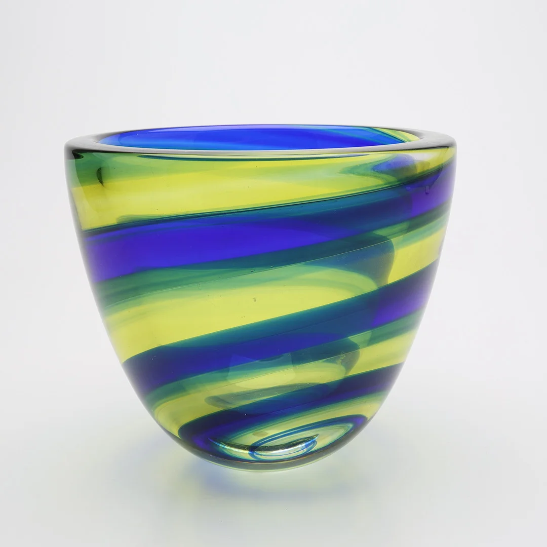 HANNE DREUTLER & ARTHUR ZIRNSACK. SKÅL, STUDIO ÅHUS. — Art glass — Crafoord Auktioner Lund