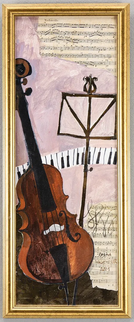 ROSINA WACHTMEISTER. Reproduktion, signerad i trycket, 2001.