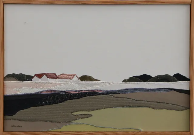 ANITA HEDIN. TEXTILT KONSTVERK, Applikation, 1900-tal.