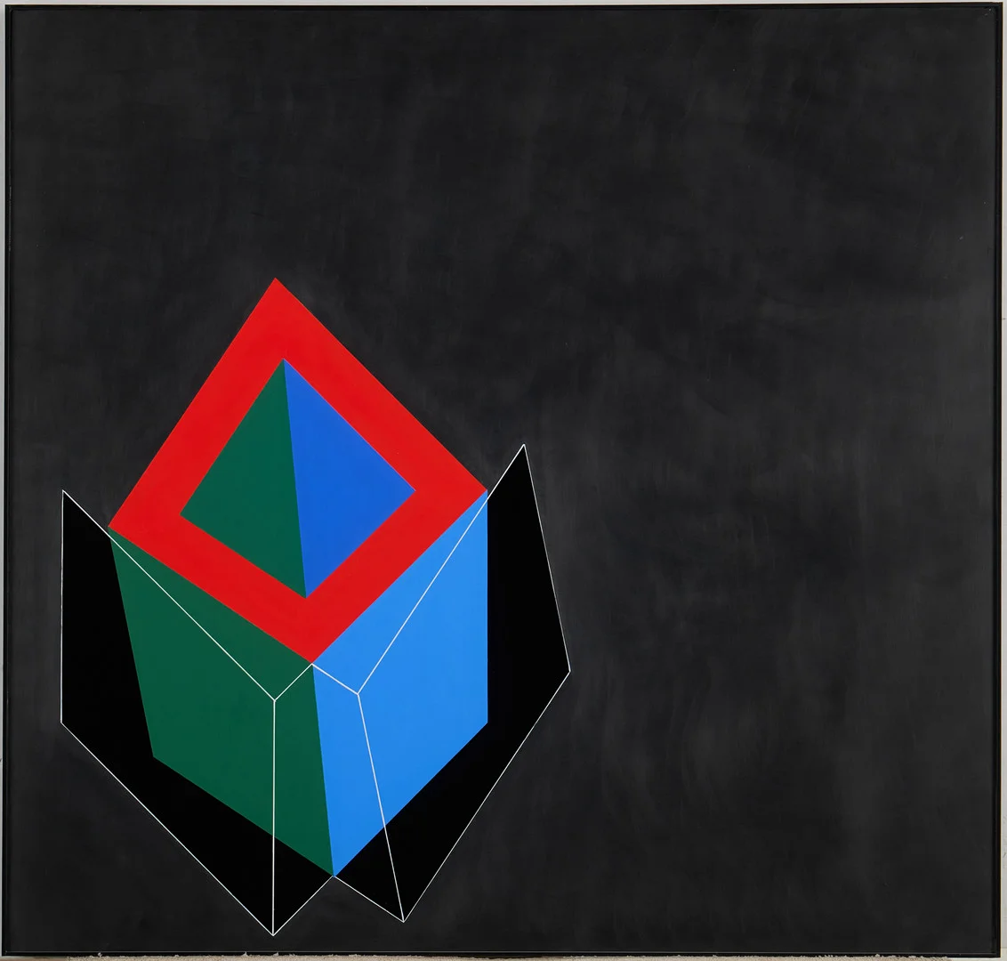 CAJSA HOLMSTRAND (FÖDD 1956). "Nr 20", olja på plexi, signerad och daterad a tergo Cajsa Holmstrand 1990. — Paintings — Stockholms Auktionsverk Magasin 5