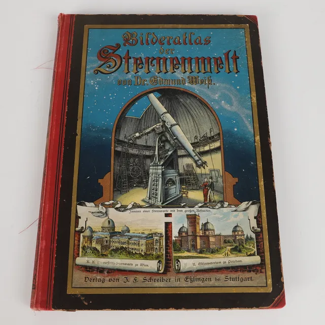BOK, "Bilderatlas der Sternenzelt", Dr Edmund Weik, Tyskland, 1887.