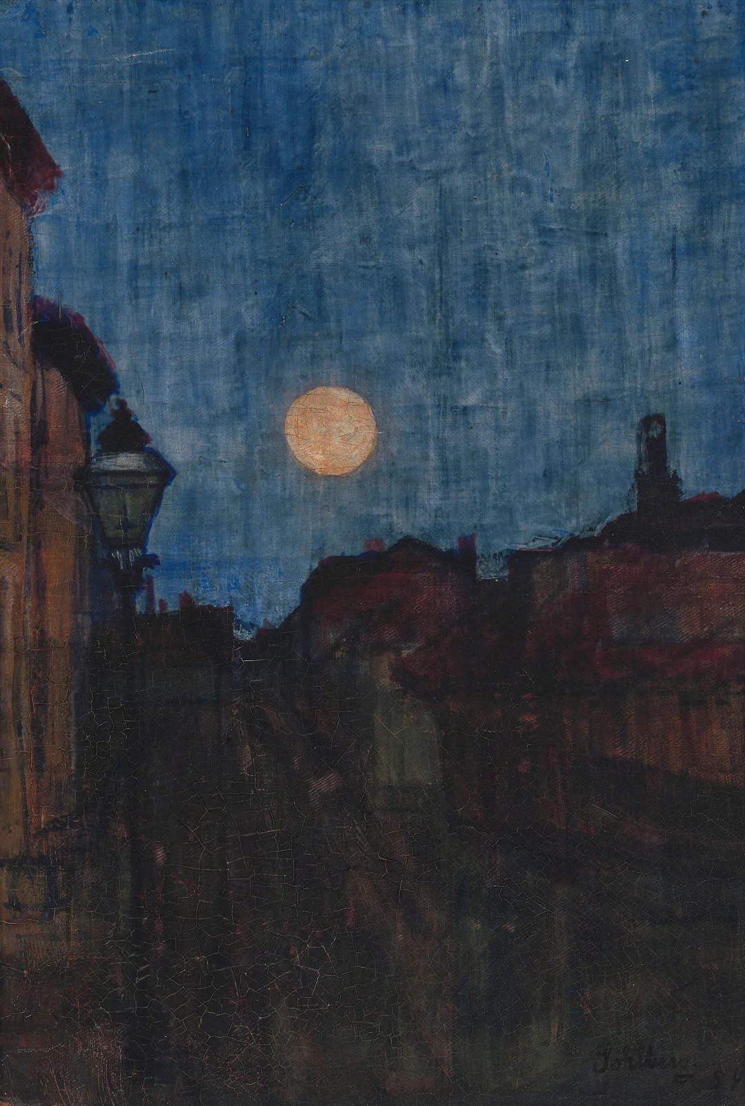 Sohlberg, Harald — "Vognmannsgaten" 1894 — Kunst/Maleri — Blomqvist