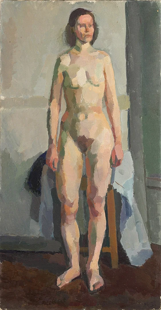 MARTIN SJÖBLOM (SVERIGE, 1920-2004). Nakenstudie. — Paintings — Crafoord Auktioner Stockholm