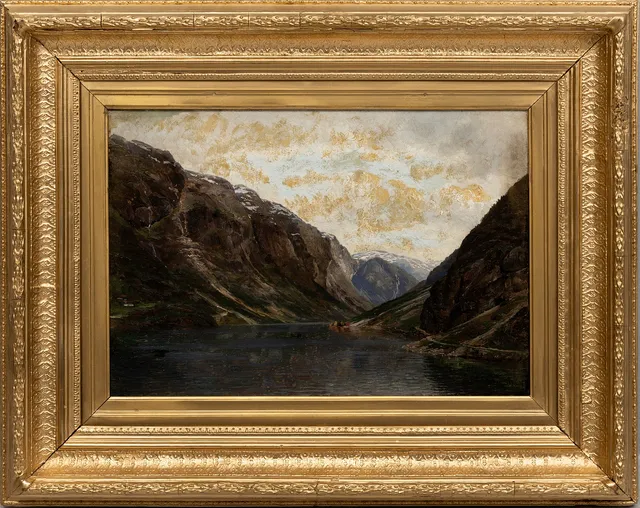 CARL ADOLPH NIELSEN (1848–1908 NORGE). olja på duk, signerad och daterad. 1898.
