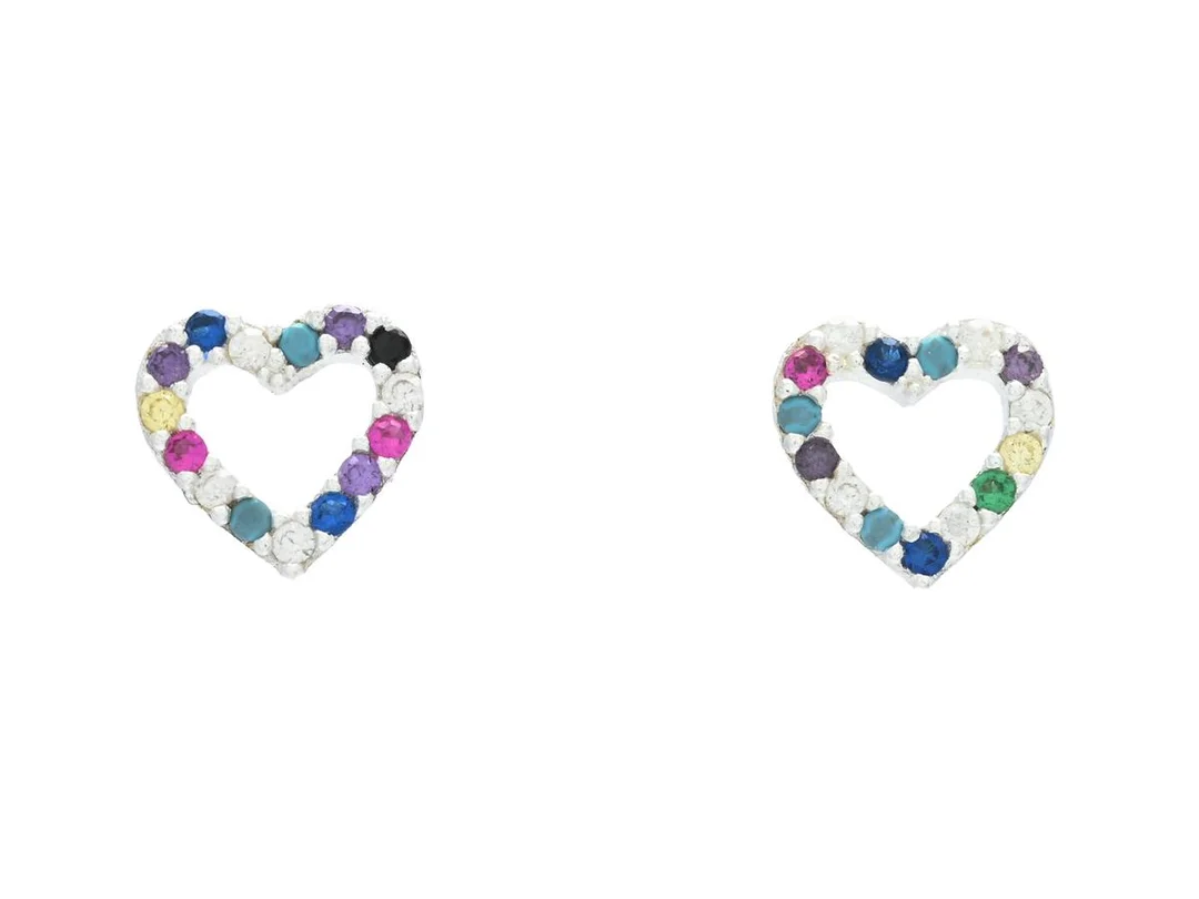 ÖRHÄNGEN, sterlingsilver, cubic zirkoner, höjd 7 mm, vikt 0,9 g. — Smycken/Örhängen — Kaplans