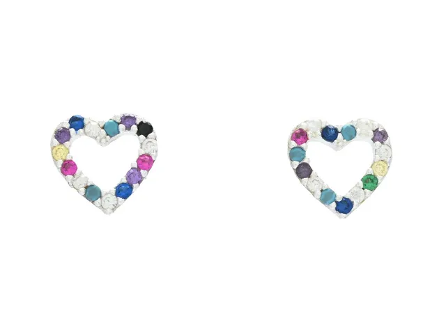 ÖRHÄNGEN, sterlingsilver, cubic zirkoner, höjd 7 mm, vikt 0,9 g.