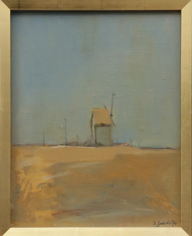 BERT ZEDRÉN. OLJA, på pannå, signerad, 1976.