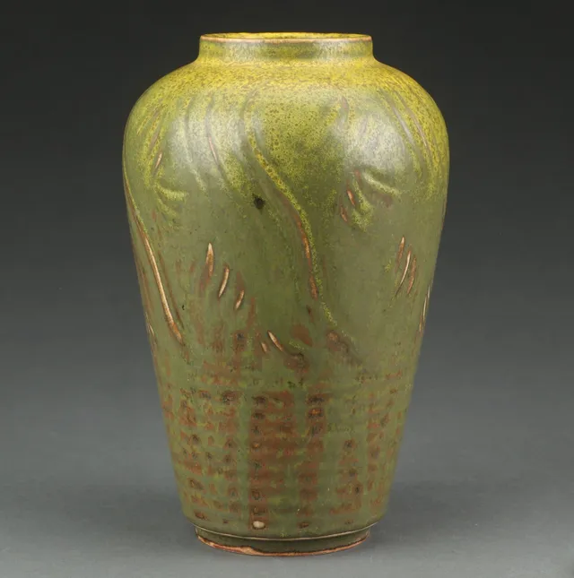 Nils Thorsson for Royal Copenhagen. Unika Vase af stentøj.