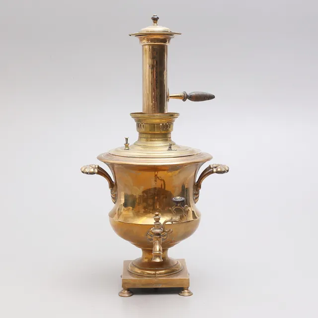 TESAMOVAR, mässing, Ryssland, 18/1900-tal.