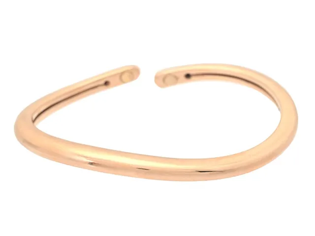 ARMRING, 18K guld, ihålig, innermått ca 6 x 5 cm, vikt 6,1 g.
