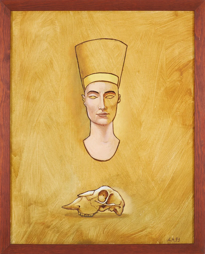 LARS ANDERSSON (1957-2011). Egypten, olja på duk, signerad och daterad LK 93. — Paintings — Stockholms Auktionsverk Sickla