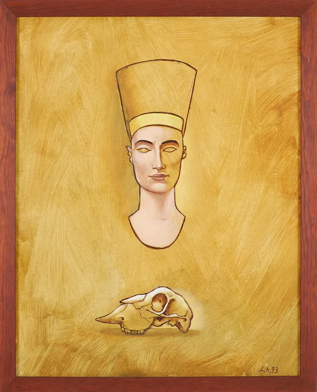 LARS ANDERSSON (1957-2011). Egypten, olja på duk, signerad och daterad LK 93.