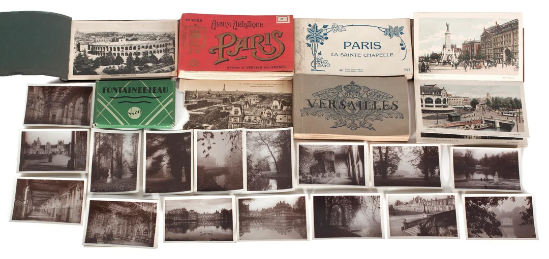 Samling postkort-album fra tidlig 1900-tall — Samling postkort-album fra tidlig 1900-tall — Gjenstand/Kart, prospekter, brev, eldre foto — Blomqvist