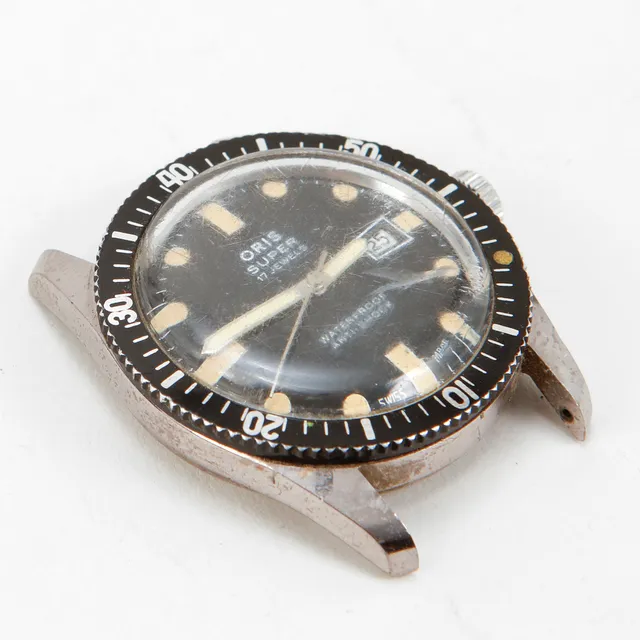 ARMBANDSUR, Oris, Super, stål, manuell, 1970-tal.