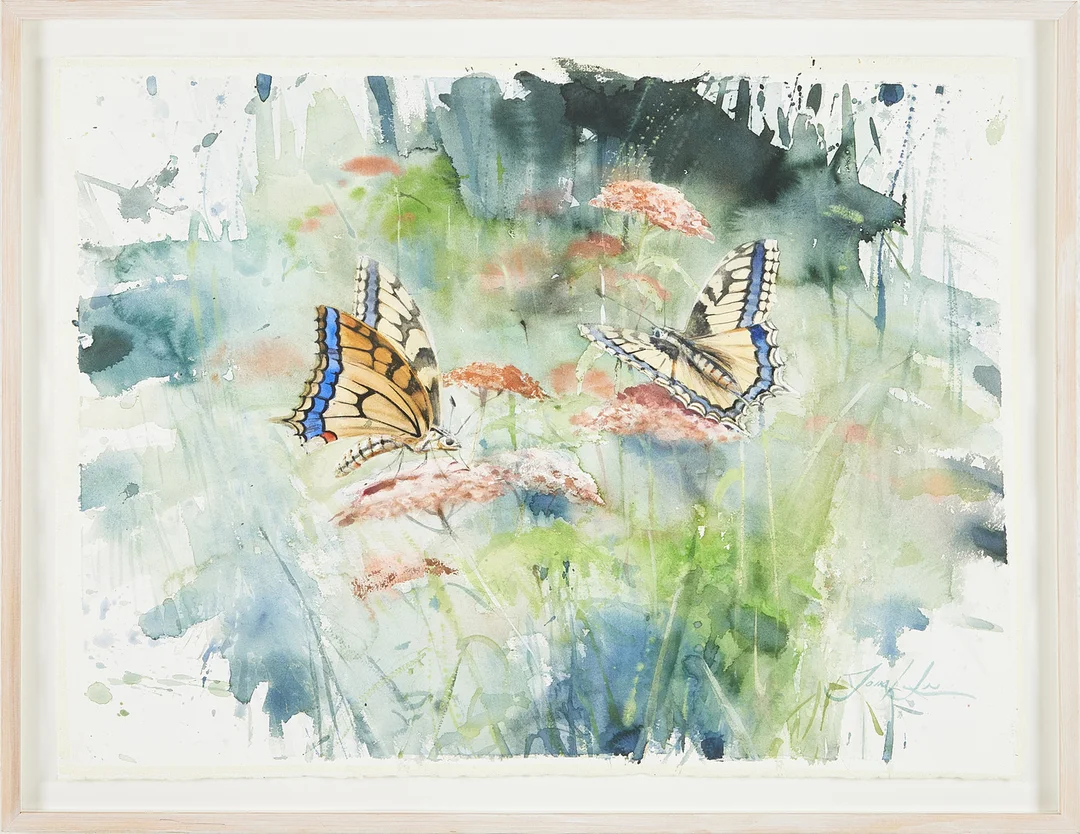 JONAS NILSSON. "Sköra vingar". — Paintings — Stockholms Auktionsverk Magasin 5