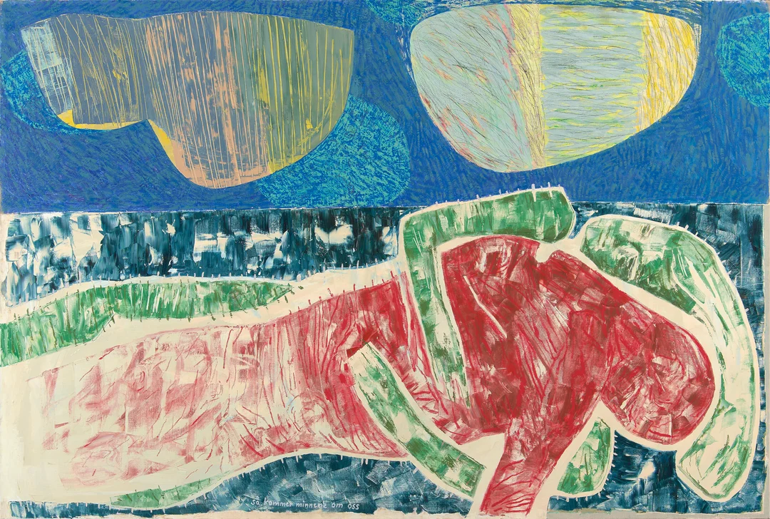 Bjertnæs, Sverre — "Så kommer minnene om oss" 2020 — Kunst/Maleri — Blomqvist