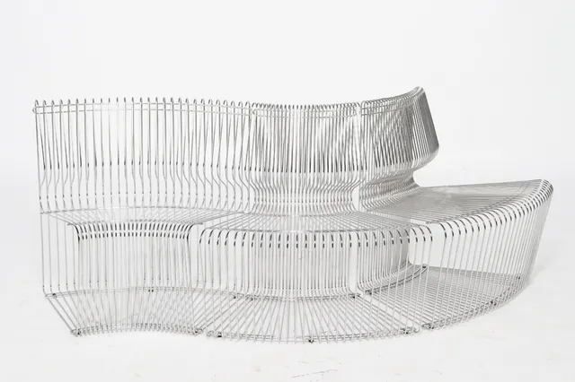 Verner Panton. Pantonova modular sofa system, model 'Convex' and 'Concave'. (3)