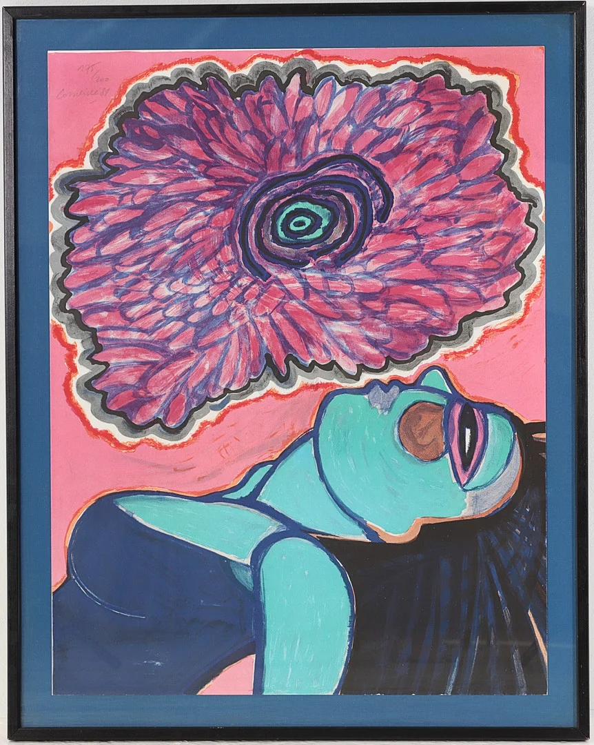 GUILLAUME VAN BEVERLOO, "CORNEILLE". 1922-2010. Färglitografi, 1981. — Engravings & Prints — Auktionsverket Engelholm