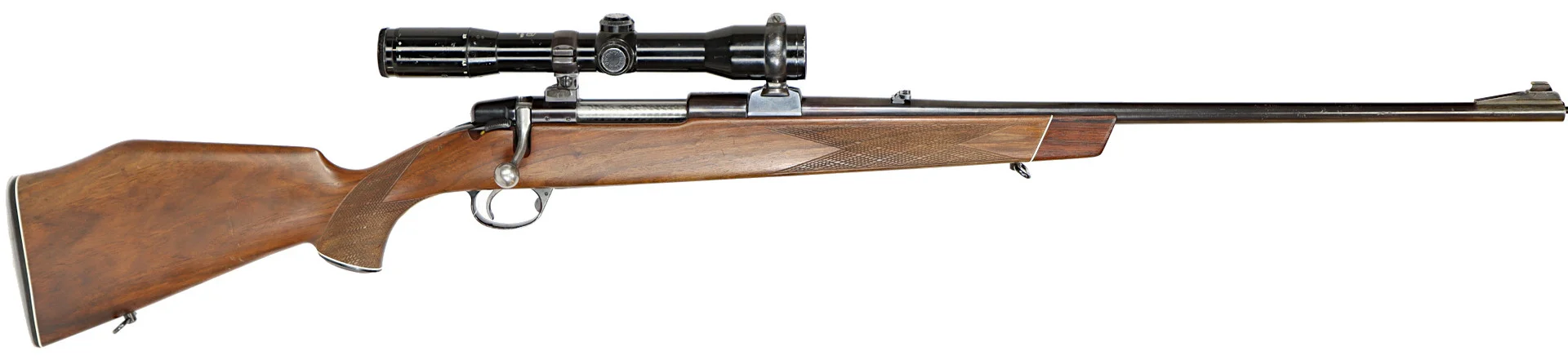 KULGEVÄR, Repeter, fabrikat Husqvarna/FFV, modell 1900 Lyx, kaliber .30-06, tillv.nr 505185, se-nr SE0098164. — Rifles — Walter Borg