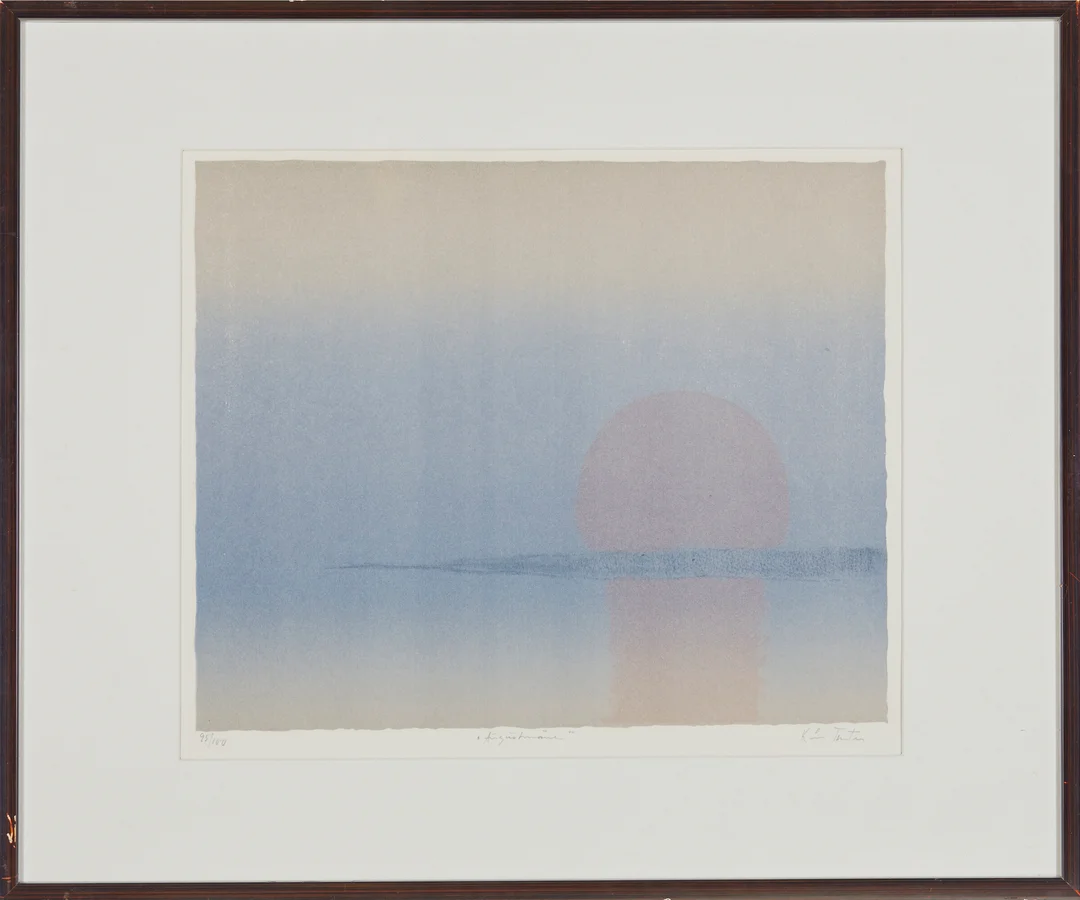 Tveter, Kåre — "Augustmåne" — Kunst/Grafikk — Blomqvist