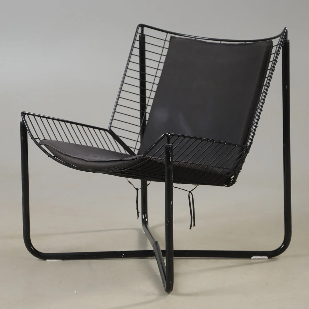 NIELS GAMMELGAARD. STOL, "Järpen", stål, IKEA, 1980-tal. — Armchairs & Chairs — Helsingborgs Auktionskammare