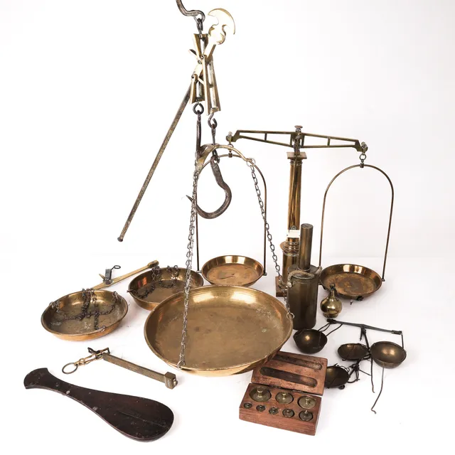 A collection of weights and scales (15+)
