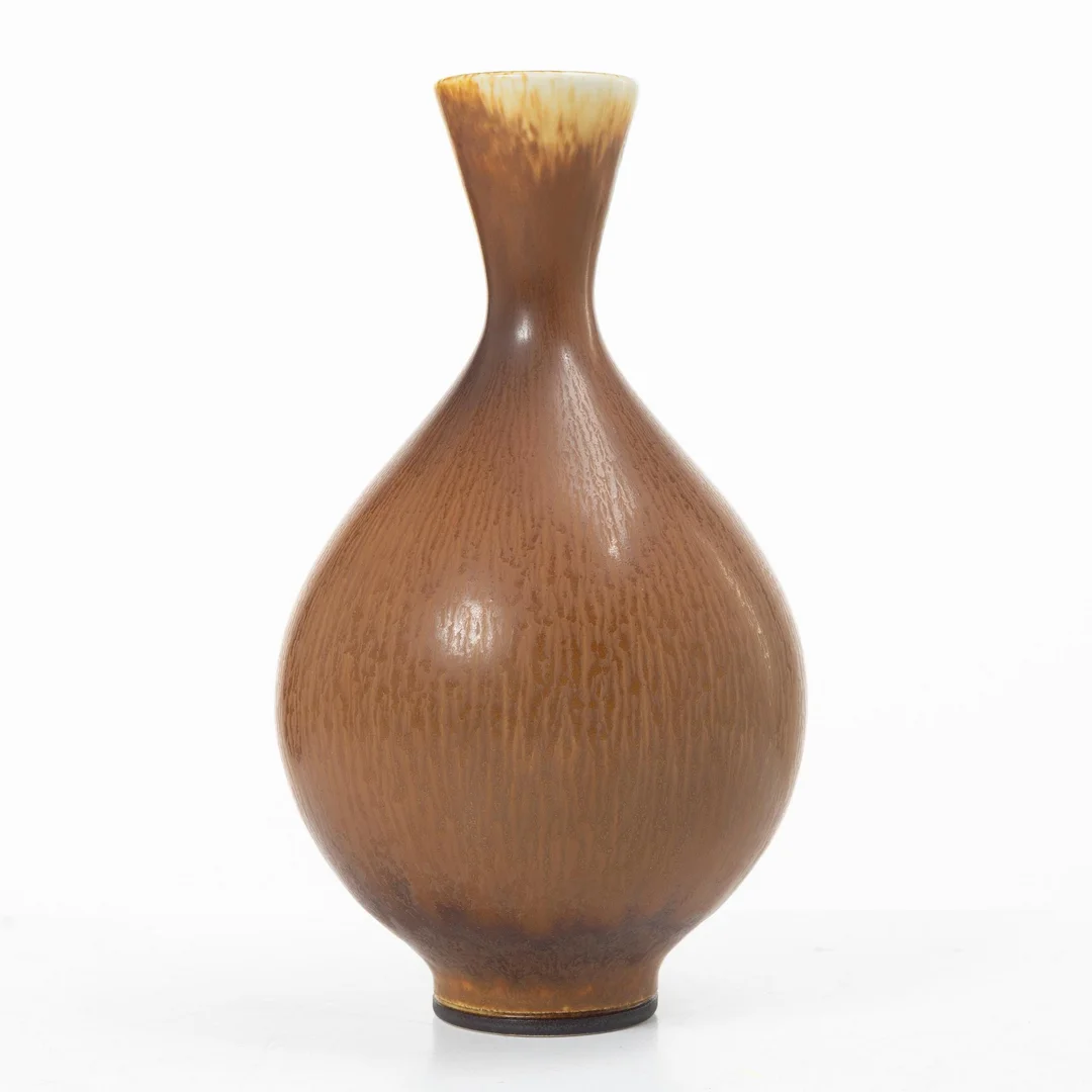 Berndt Friberg, vas, stengods, Gustavsberg studio 1978. — Design/Keramik — Bukowskis