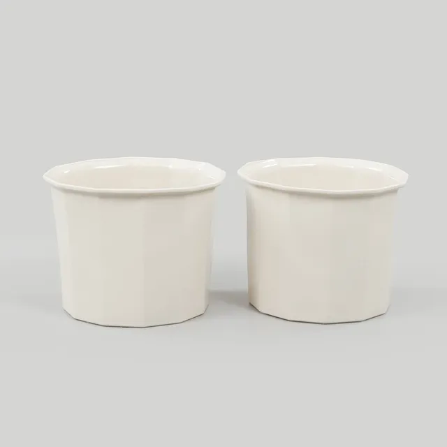 YTTERFODER, 2 st, "Oktavius", Karin Björkquist, Gustavsberg.