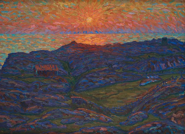 Axel Sjöberg, "Solen dalar".