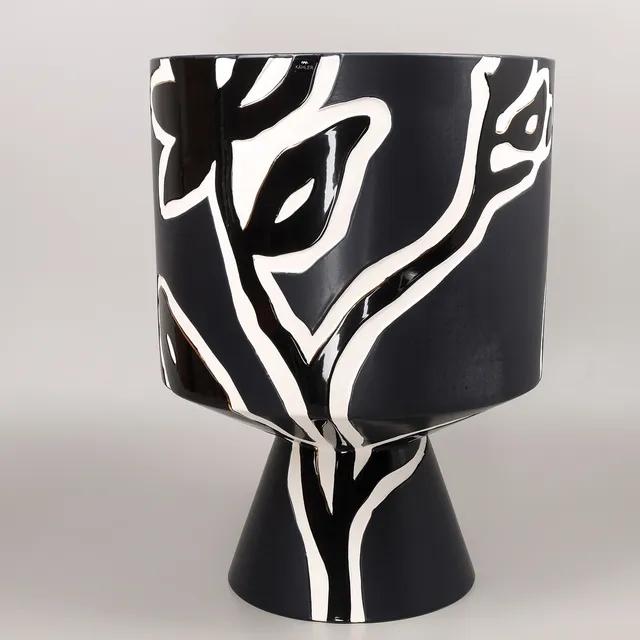 HERMAN KÄHLER. Kruka, keramik, Danmark, höjd 49 cm.