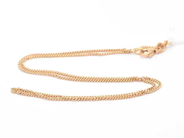 Kedja Pansar 18K 3,4g, längd 39cm, bredd 1mm, karbinhakelås