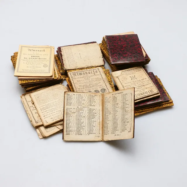 PARTI ALMENACKOR, 1700- & 1800-tal, ca 40 st.