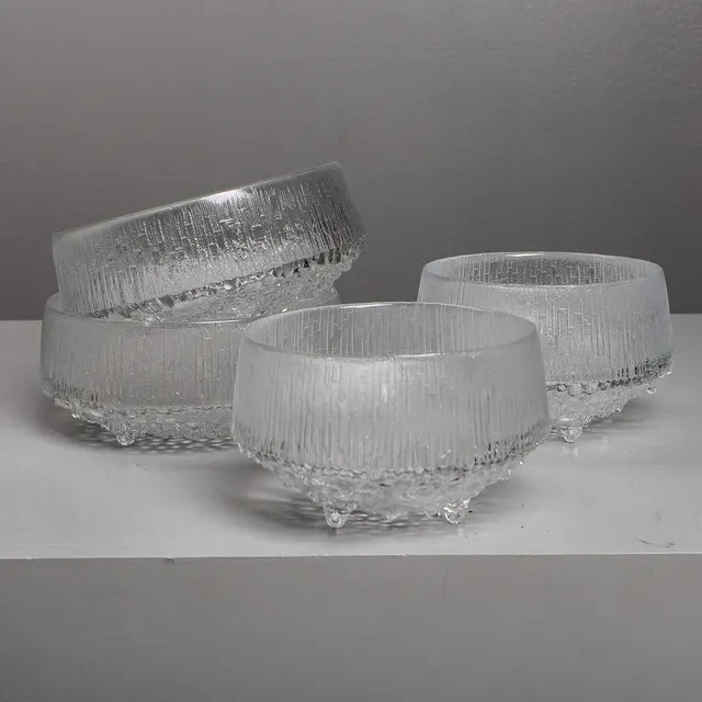TAPIO WIRKKALA. Skålar, 4 st, "Ultima Thule", Iittala, Finland.